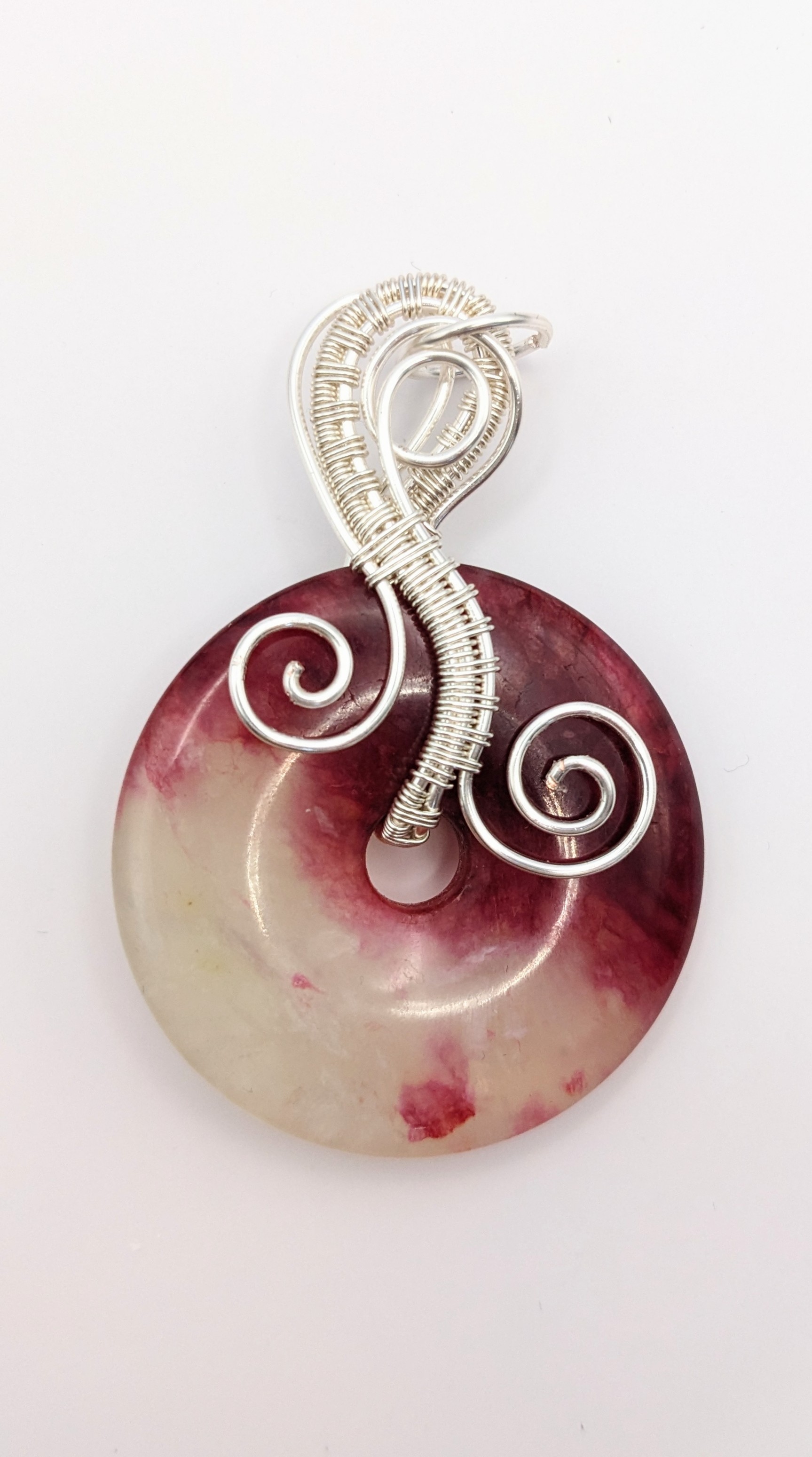 Li River Jade Disc Pendant